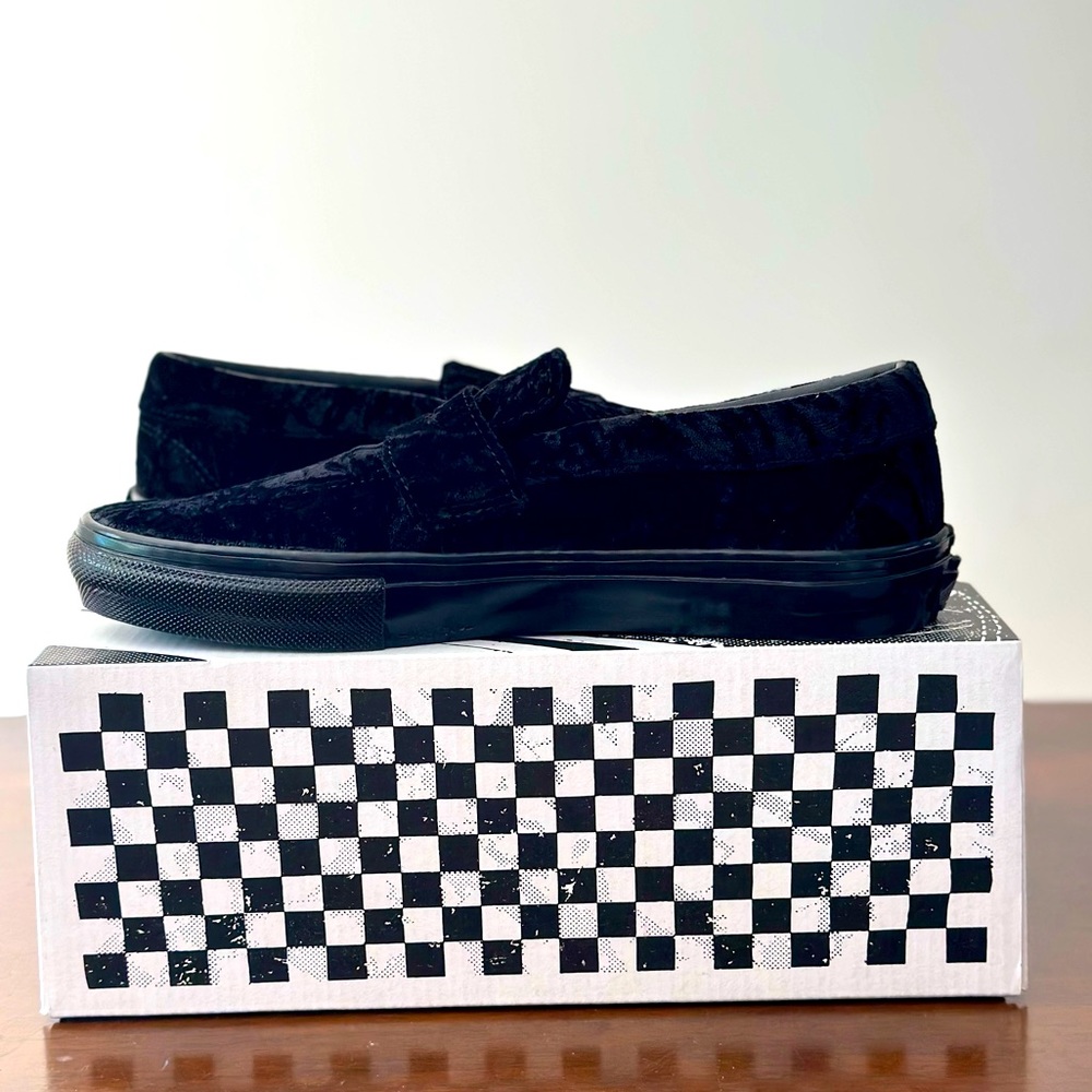 Vans Black Slip-On Shoes
